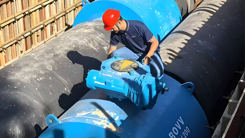 Shanghai ROVV Assists Northeast Power Plant Heat Network Project, On-site Installation Service Wins