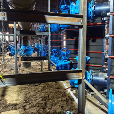 Great News! ROVV Provides Installation Services for Qiqihar Standardized Heat Exchange Station!